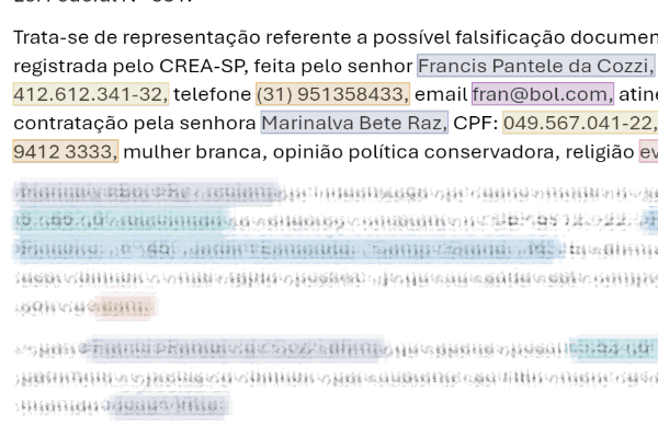 Visualize as entidades embaixo de cada rótulo icon